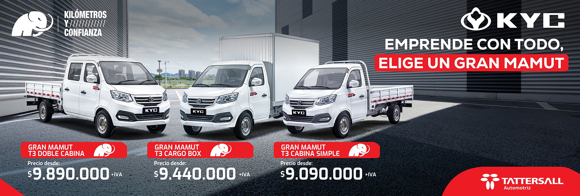 Emprende con todo. Elige un Gran Mamut